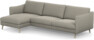 Madison Lux - 3-sits soffa med schäslong vänster - Grå