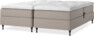 Delux Sense - Ställbar säng, dubbelsäng med bäddmadrass - Beige