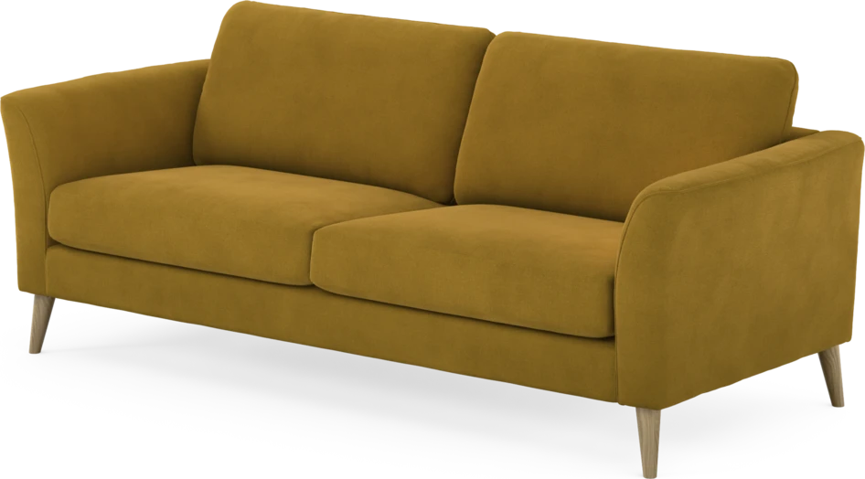 Bridge - 3-sits soffa - Gul