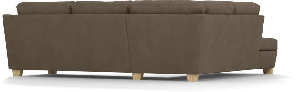 Friday - 2,5-sits soffa med divan vänster - Brun