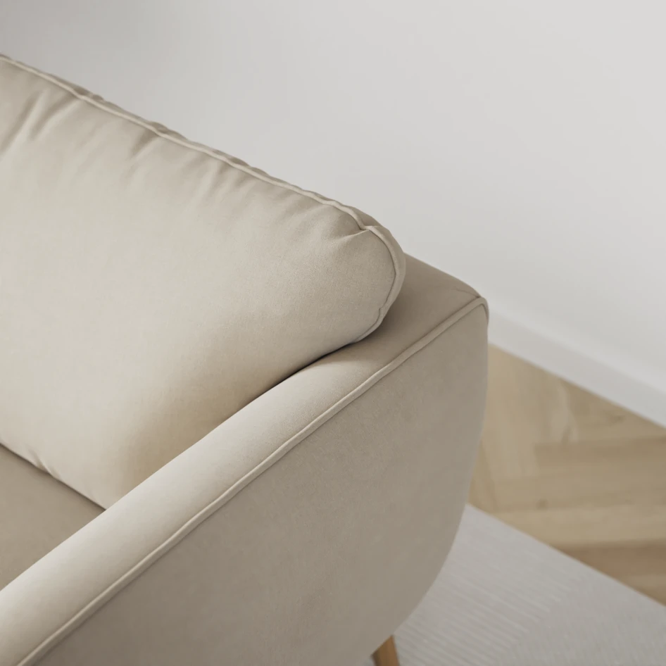 Madison Lux - Hörnsoffa med schäslong höger - Beige