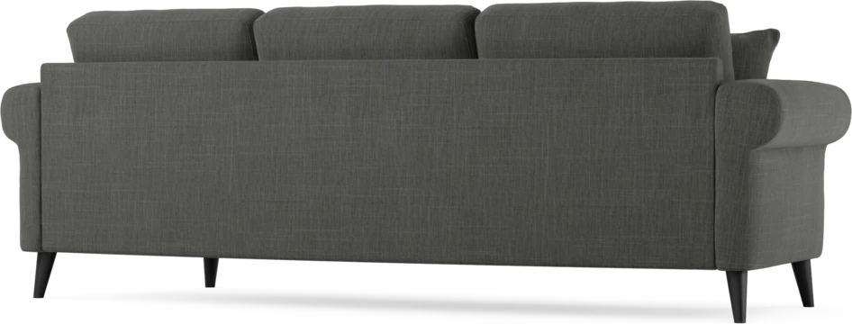 Eden - 3-sits soffa svängd - Grå