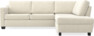 Friday - 2,5-sits soffa med divan höger - Beige