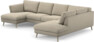 Madison Lux - 2-sits soffa med schäslong vänster och divan höger - Beige