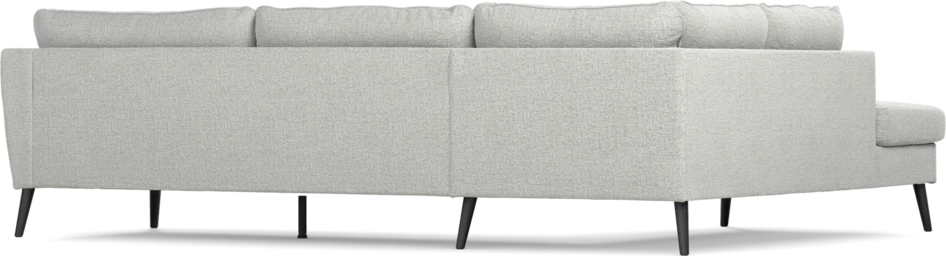 County - 2,5-sits soffa med divan vänster - Grå
