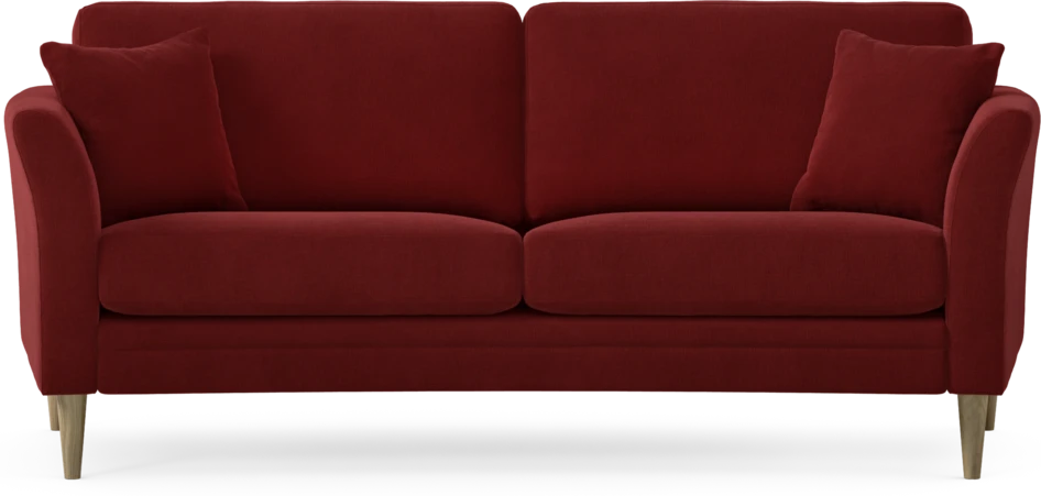 Eden - 2,5-sits soffa svängd - Röd