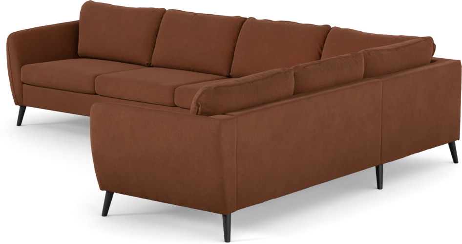 County - Hörnsoffa, 3+2-sits - Orange