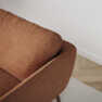 Madison Lux - 2-sits soffa med schäslong vänster - Orange