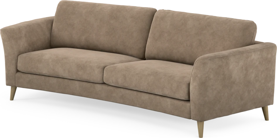 Bridge - 3-sits soffa svängd - Beige