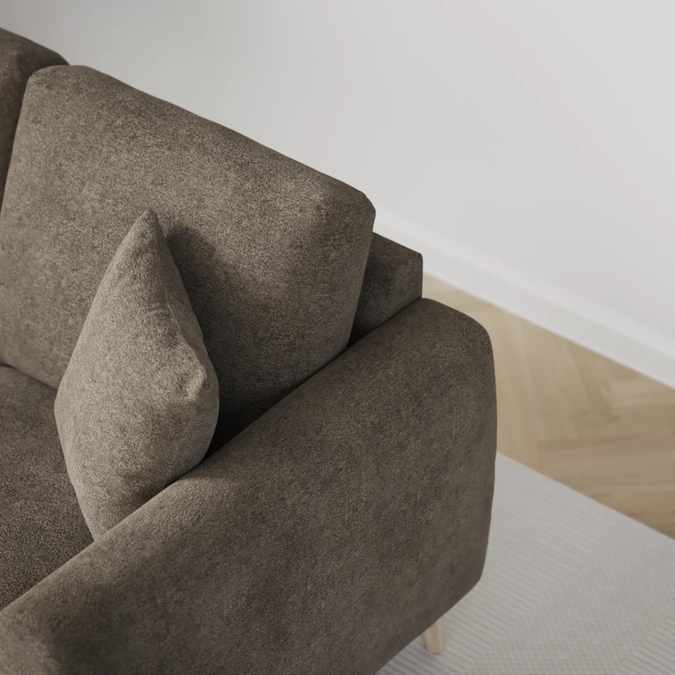 Eden - 2-sits soffa - Brun