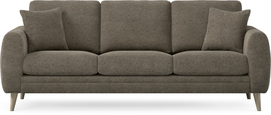 Eden - 3-sits soffa - Brun