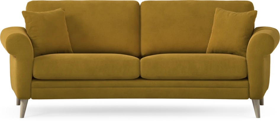 Eden - 2,5-sits soffa svängd - Gul