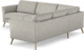 Bridge - Hörnsoffa, 3+2-sits - Grå