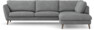 Madison Lux - 3-sits soffa med divan höger - Vit
