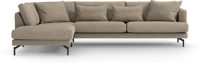 Harper - 3-sits soffa med divan vänster - Beige