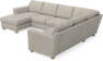 Friday - Hörnsoffa, 3+2-sits med schäslong vänster - Beige