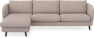 Madison - 3-sits soffa med schäslong vänster - Beige