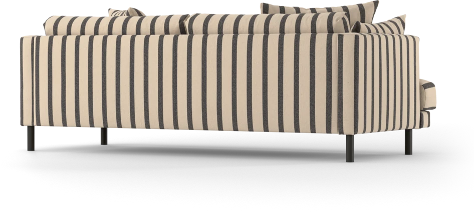 Harper - 3-sits soffa, hel dyna - Flerfärgad