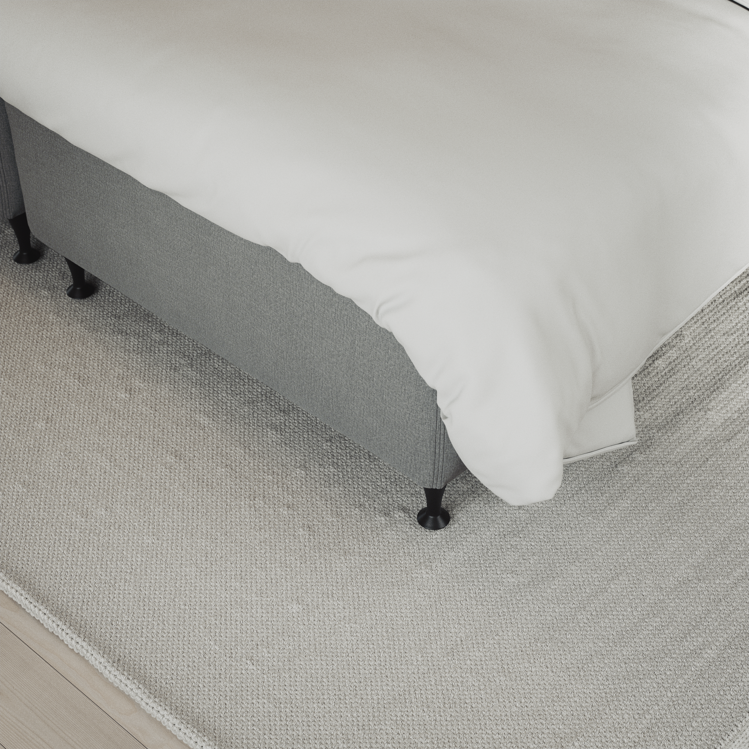 Delux Exclusive - Kontinentalsäng, enkelsäng 120 cm med bäddmadrass och sängben - inspiration