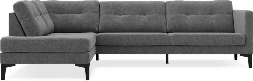 Rio - 3-sits soffa med divan vänster - Grå