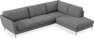 Madison Lux - 3-sits soffa med divan höger - Vit