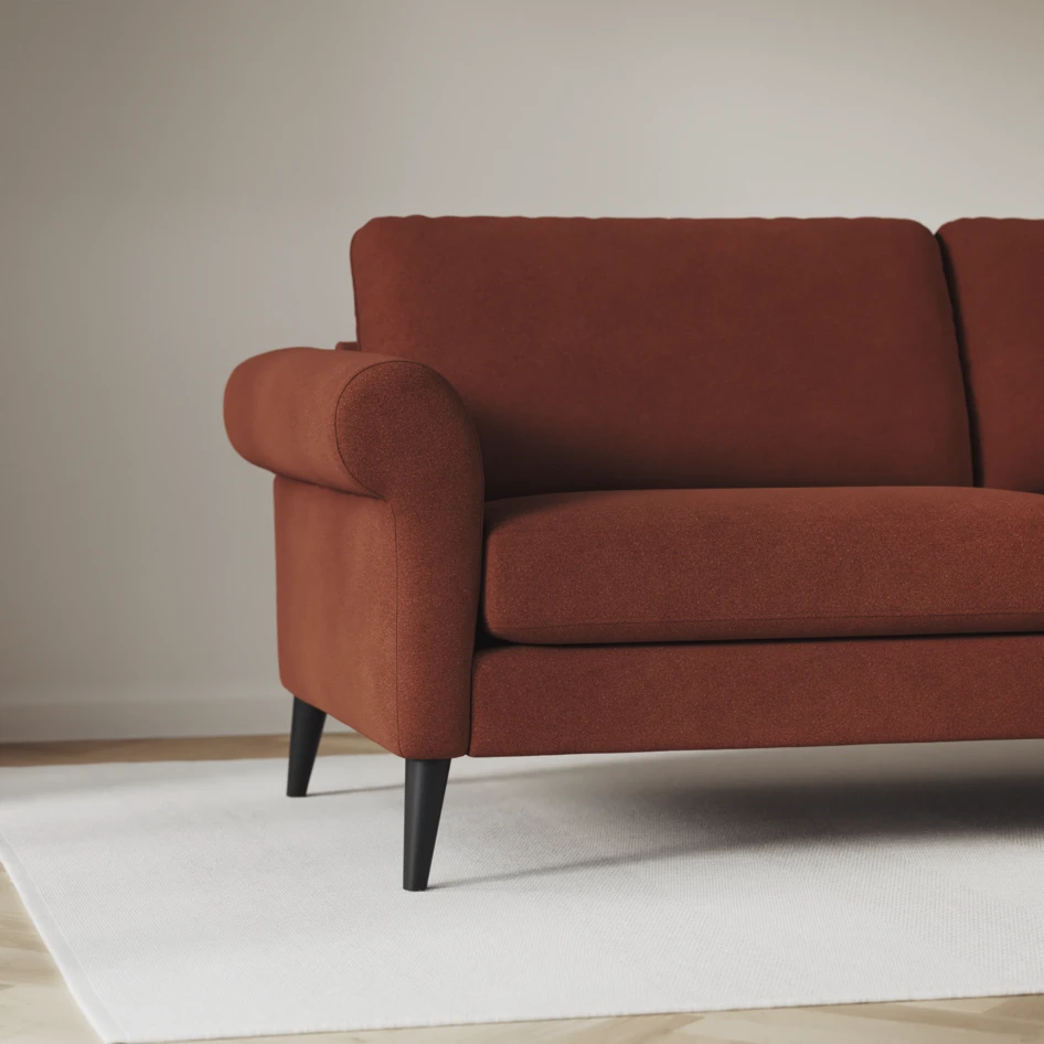 Bridge - 3-sits soffa - Orange