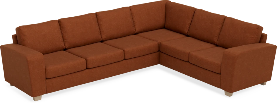 Friday - Hörnsoffa, 3+2-sits - Orange
