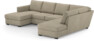 Friday - 3-sits soffa med schäslong vänster och divan höger - Beige