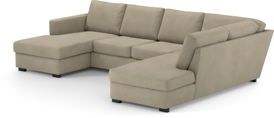Friday - 3-sits soffa med schäslong vänster och divan höger - Beige