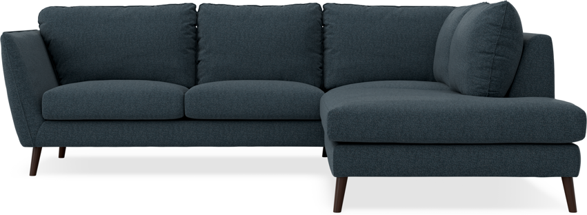 Madison - 2-sits soffa med divan höger - Turkos