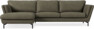 Madison Lux - 3-sits soffa med schäslong vänster - Brun