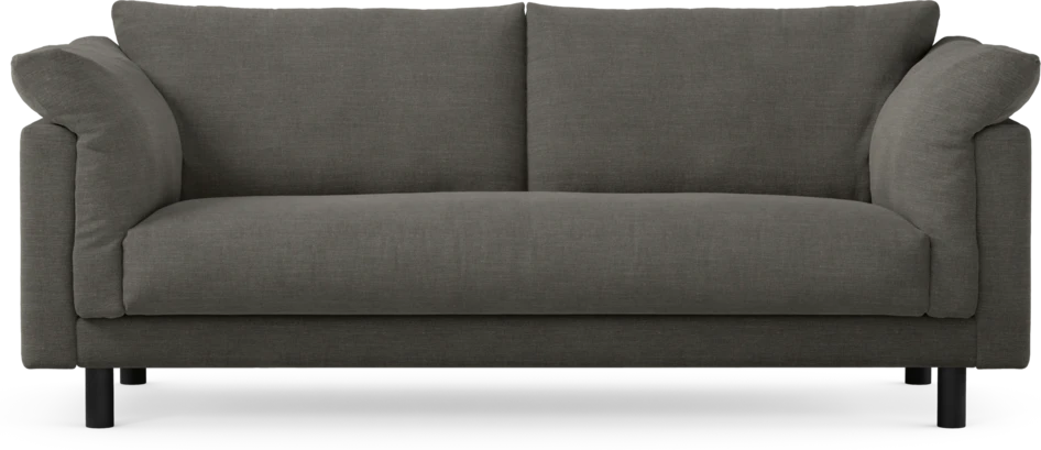 Cherrie - 2,5-sits soffa, hel dyna, fast klädsel - Grå