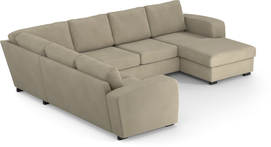 Friday - Hörnsoffa, 2+3-sits med schäslong höger - Beige