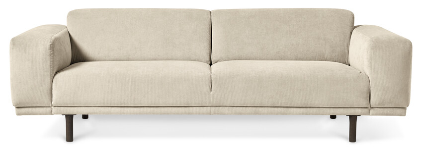 Tomorrow - 3-sits soffa - Vit
