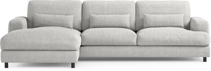 Noma, 3-sits soffa med schäslong vänster