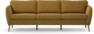 County - 3-sits soffa - Gul