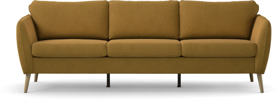 County - 3-sits soffa - Gul