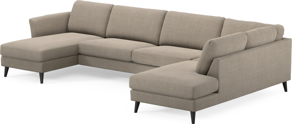 Bridge - 3-sits soffa med schäslong vänster och divan höger - Beige
