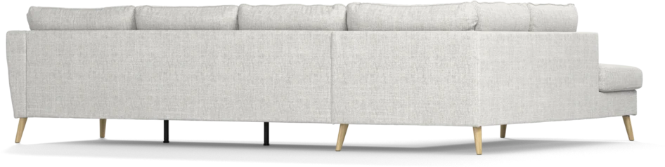 County - 3-sits soffa med divan vänster - Grå