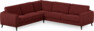 Bridge - Hörnsoffa, 2+3-sits - Röd