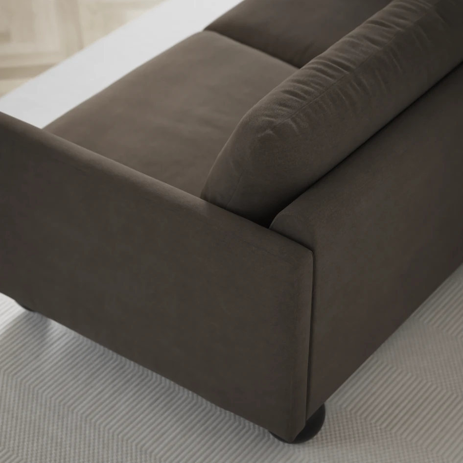 Madison Lux - Hörnsoffa med schäslong höger - Beige