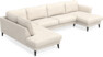 Bridge - 3-sits soffa med divan vänster och schäslong höger - Beige