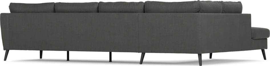 County - 3-sits soffa med divan vänster - Grå