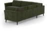 Bridge - Hörnsoffa, 3+3-sits - Grön