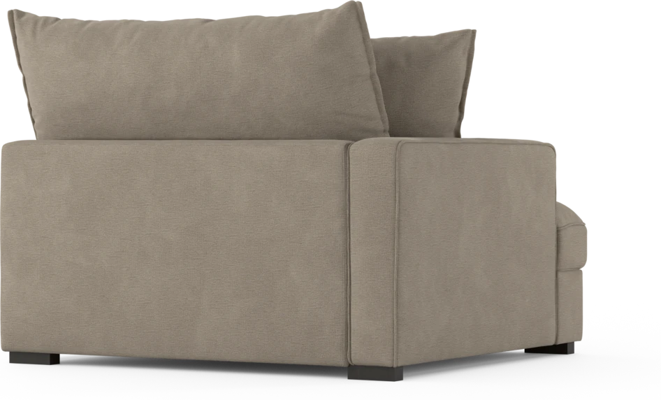 Rossi - 1,5-sits med armstöd vänster - Beige