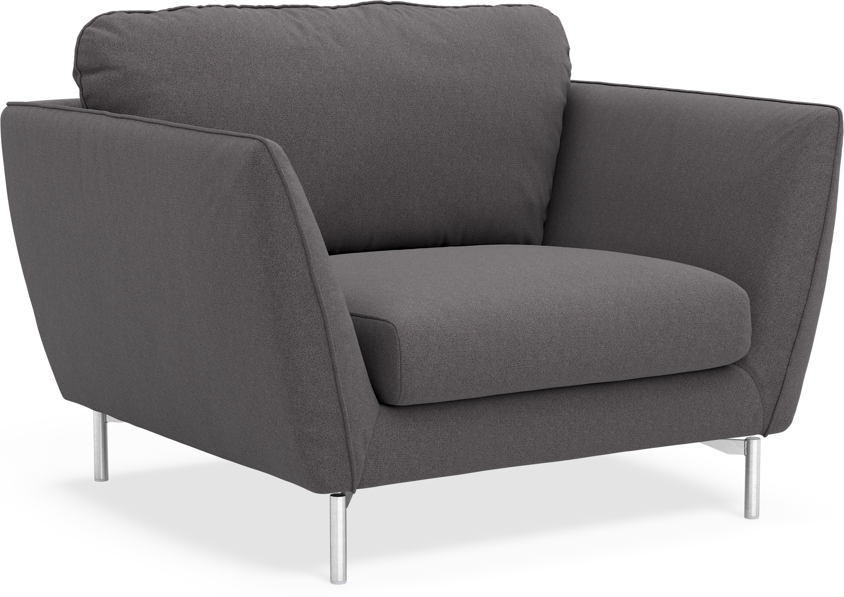 Madison Lux - Fåtölj, 70 cm - Grå