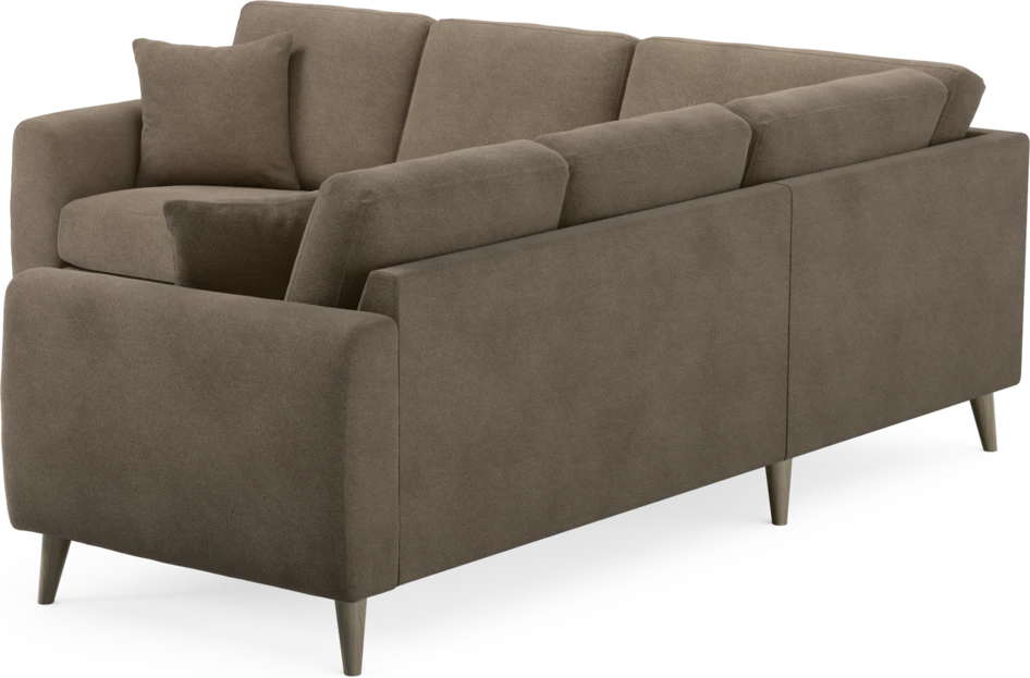 Eden - Hörnsoffa, 2+2-sits - Brun