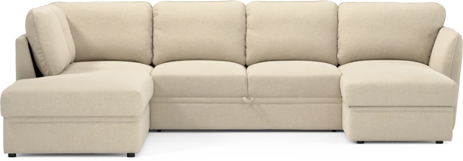 Öland - Bäddsoffa med divan vänster och schäslong höger - Beige