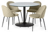 Remo - Matgrupp med 4 stolar Kiwi - Beige