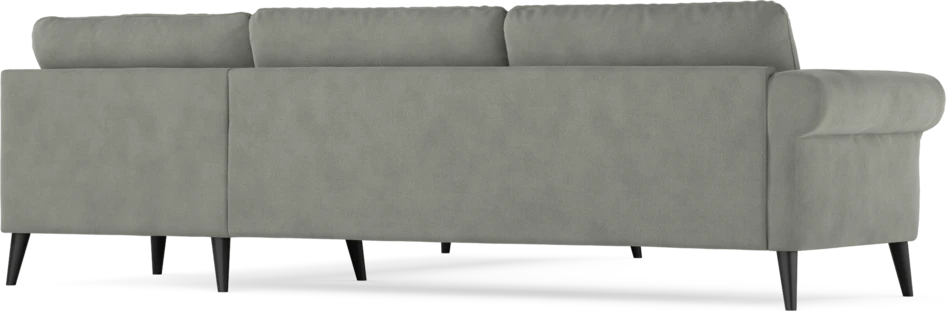Bridge - Hörnsoffa, 3+3-sits - Grå